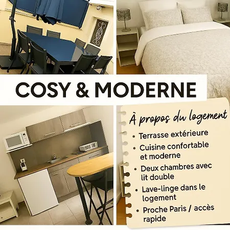 Appartement Cozy Duplex 10 Minutes From Paris Vitry-sur-Seine